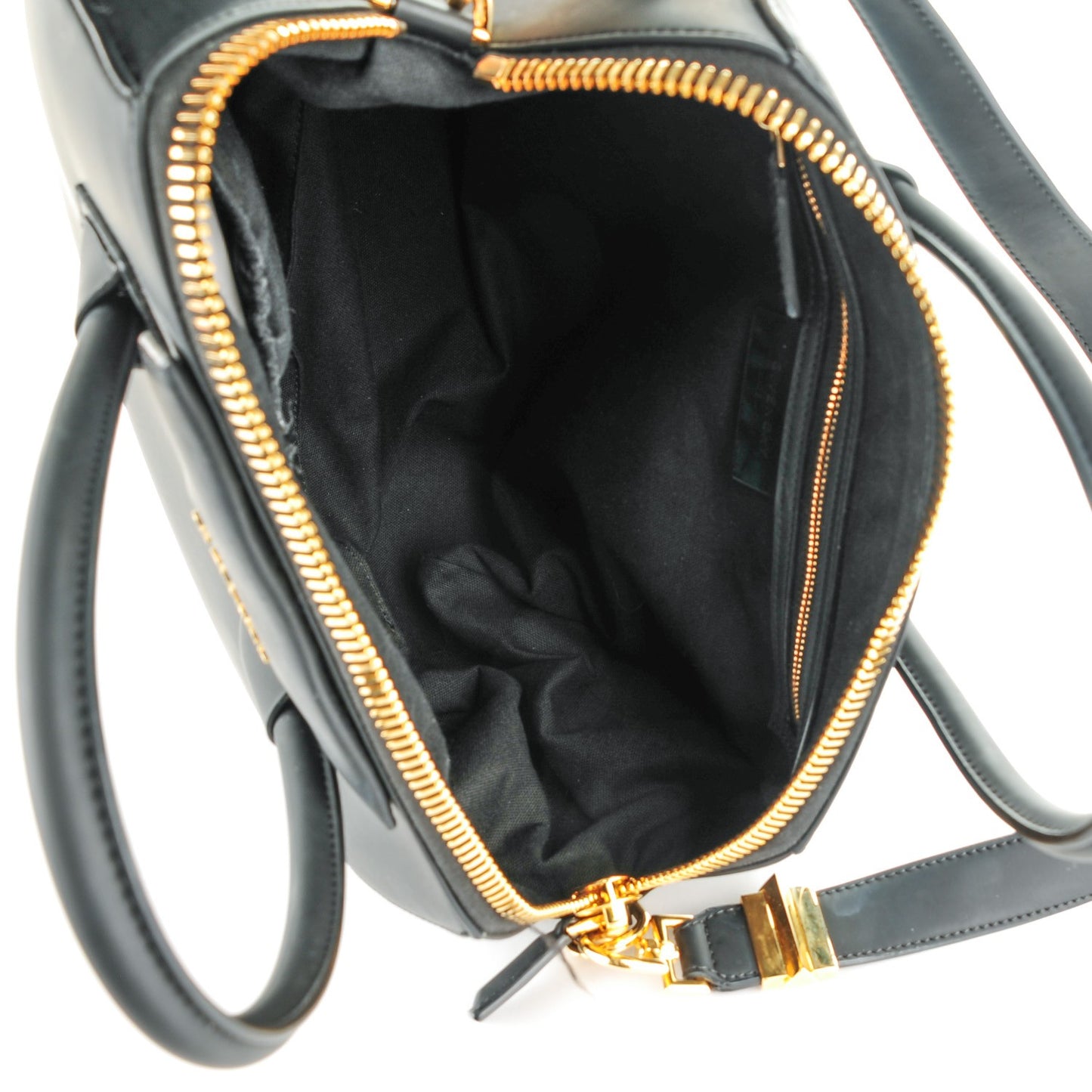Rubber Effect Calfskin Medium Antigona Black