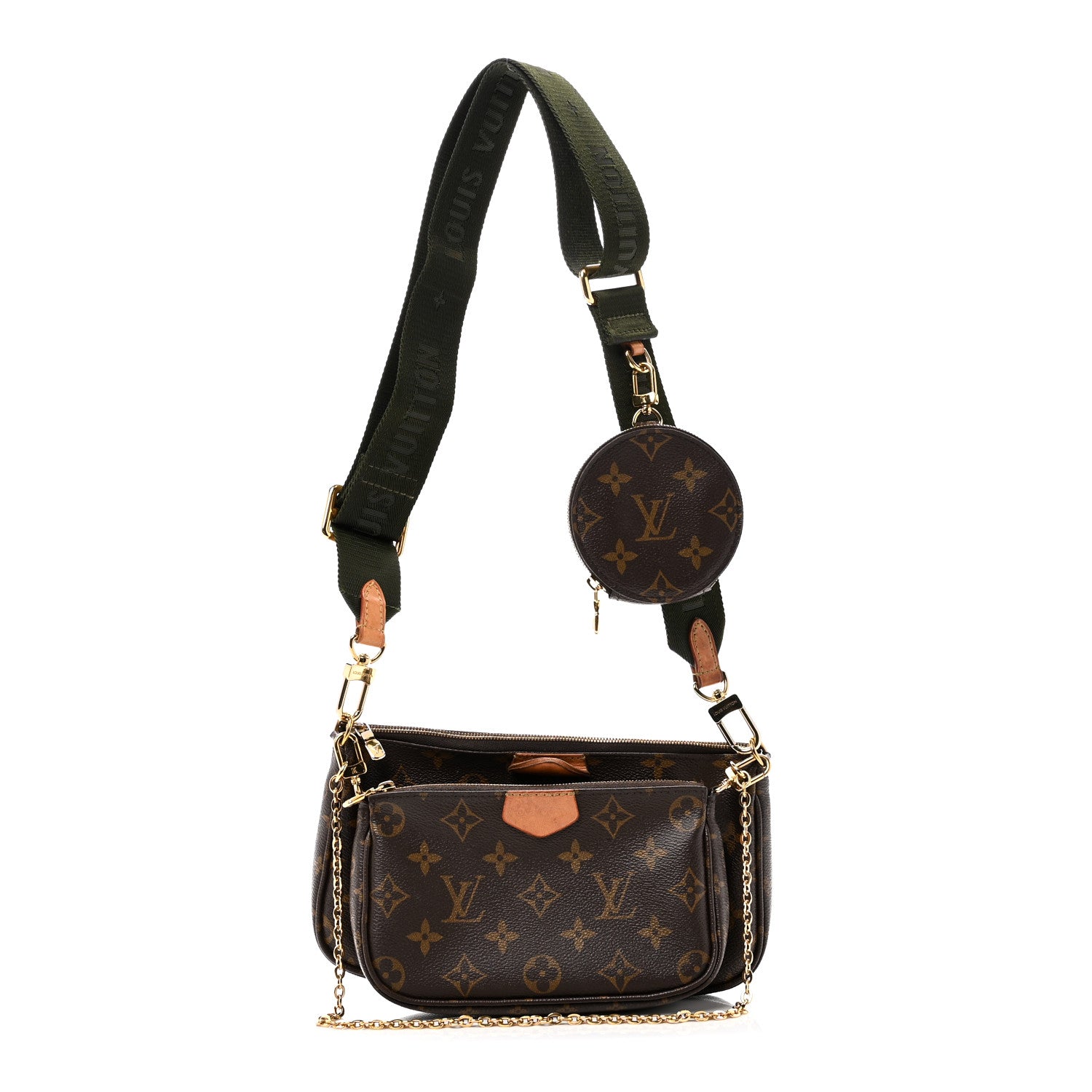 Louis Vuitton Monogram Multi Pochette Accessories Kaki 1 of 12