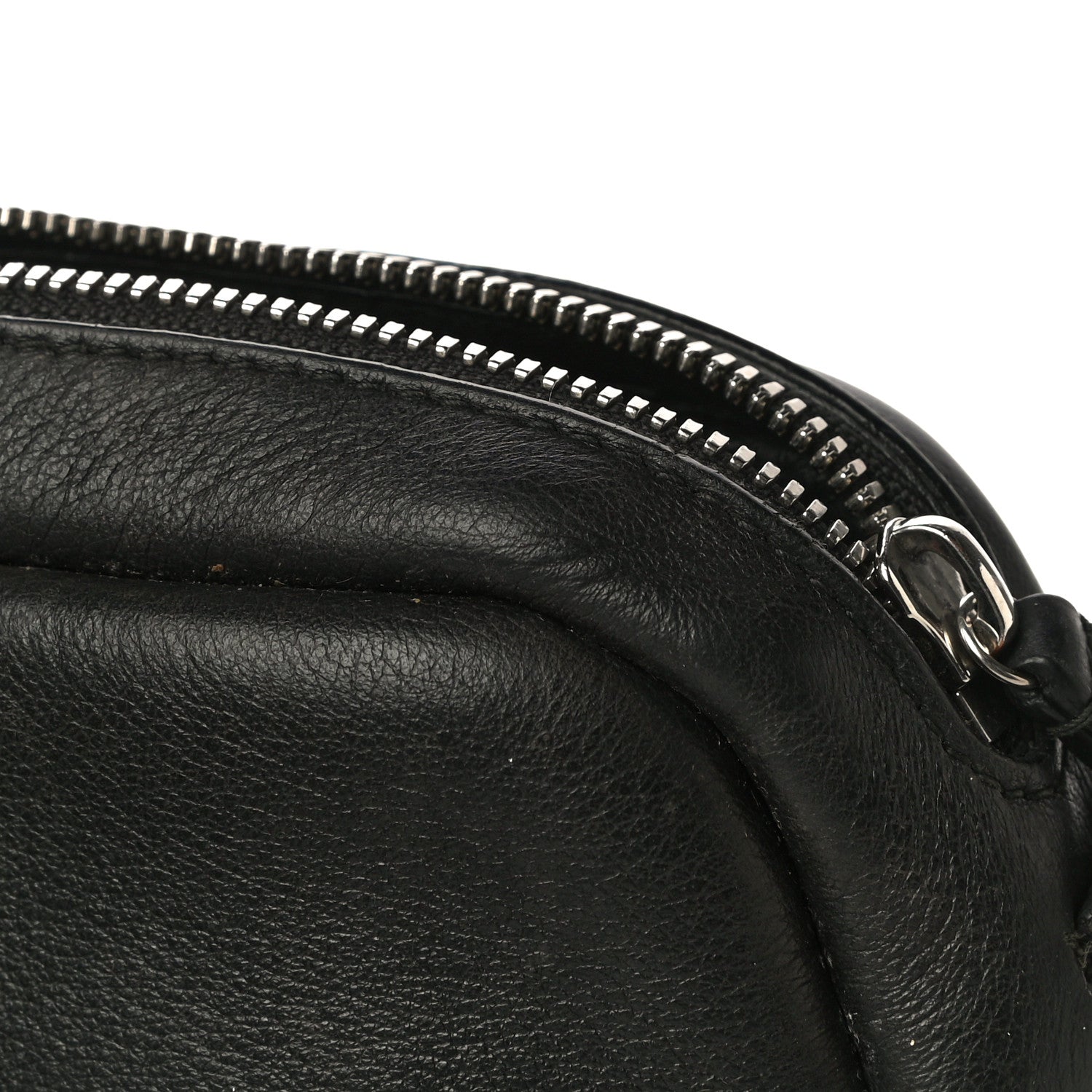 Balenciaga Calfskin Political Campaign Logo XS Camera Bag Black 8 of 14