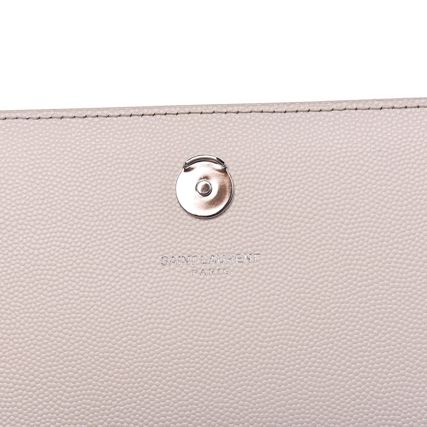 Grain De Poudre Medium Classic Monogram Kate Satchel Icy White