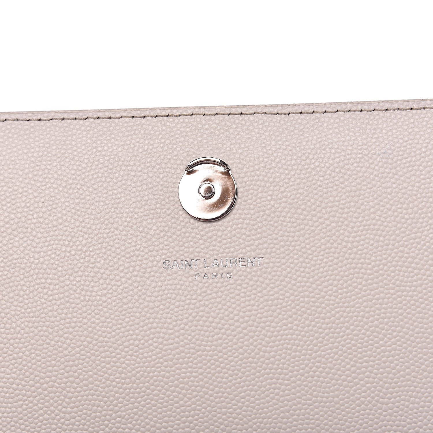 Saint Laurent Grain De Poudre Medium Classic Monogram Kate Satchel Icy White 9 of 15