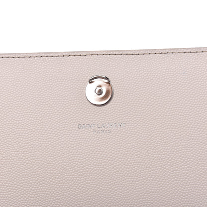 Saint Laurent Grain De Poudre Medium Classic Monogram Kate Satchel Icy White 9 of 15