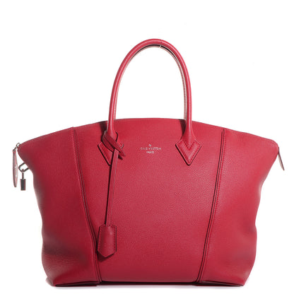 Louis Vuitton Veau Cachemire Soft Lockit MM Framboise 1 of 7