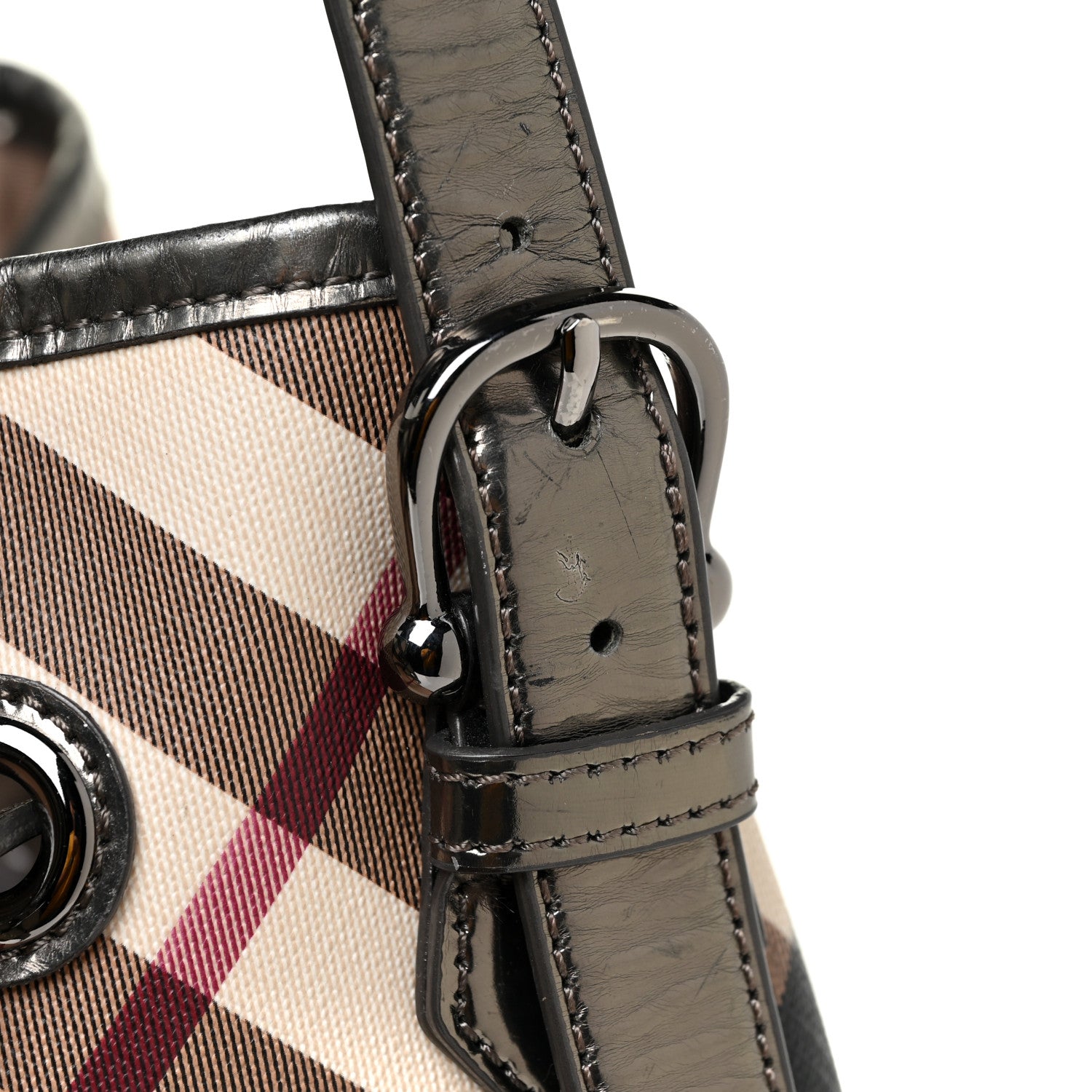 Burberry Supernova Check Drawstring Tote 12 of 24