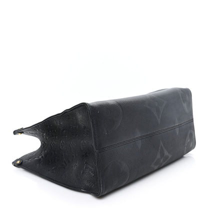 Louis Vuitton Empreinte Monogram Giant Onthego MM Black 4 of 10