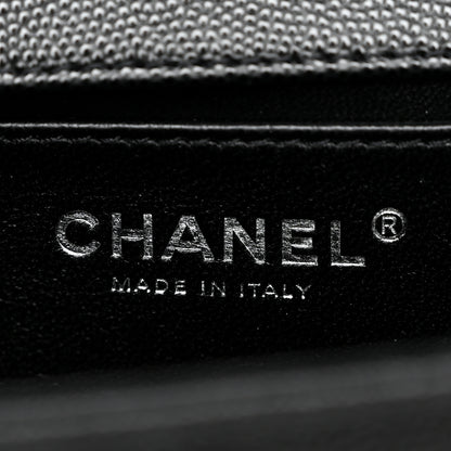 Chanel Caviar Quilted Medium Boy Flap Black 6 of 11