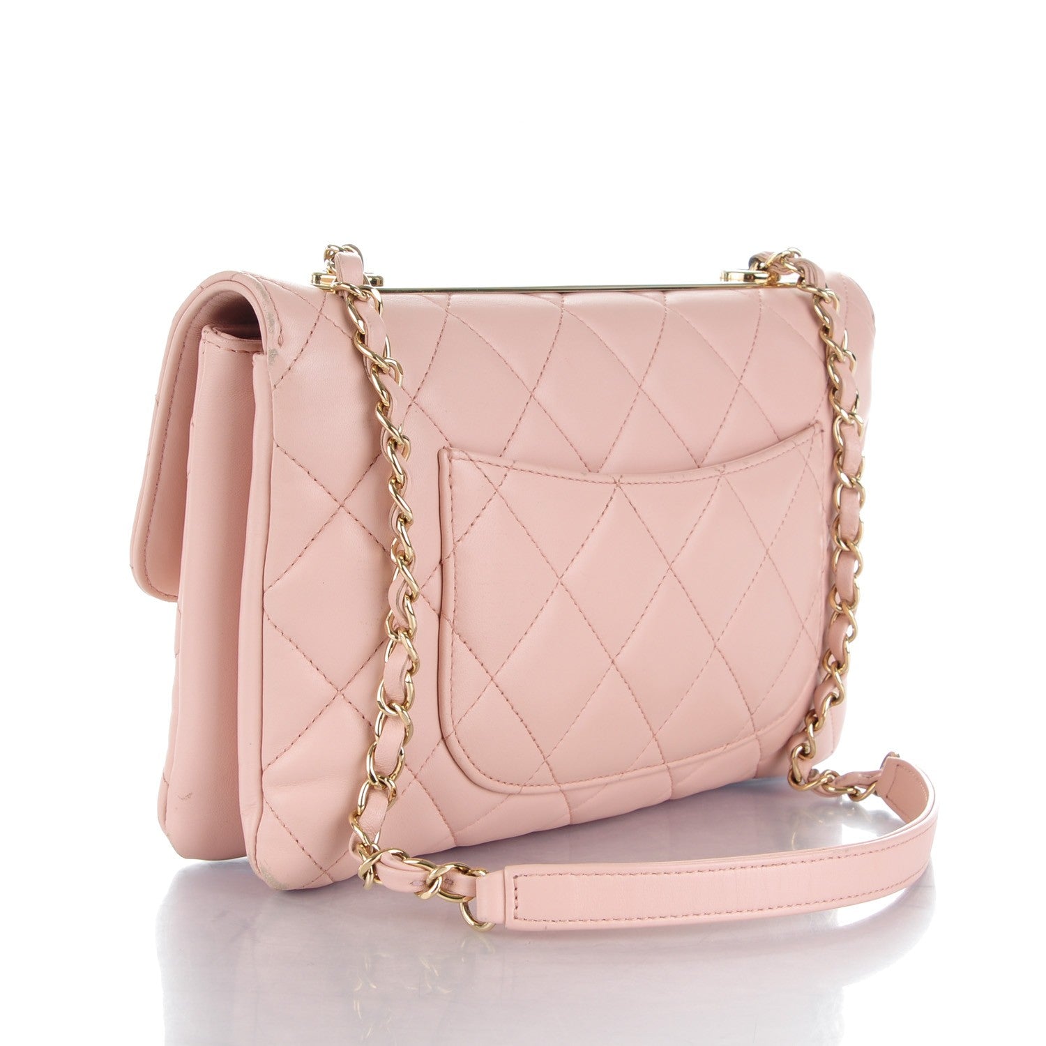 Chanel Lambskin Quilted Trendy CC Flap Pink 3 of 12