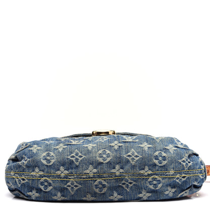 Louis Vuitton Monogram Denim Mini Pleaty Blue 9 of 20
