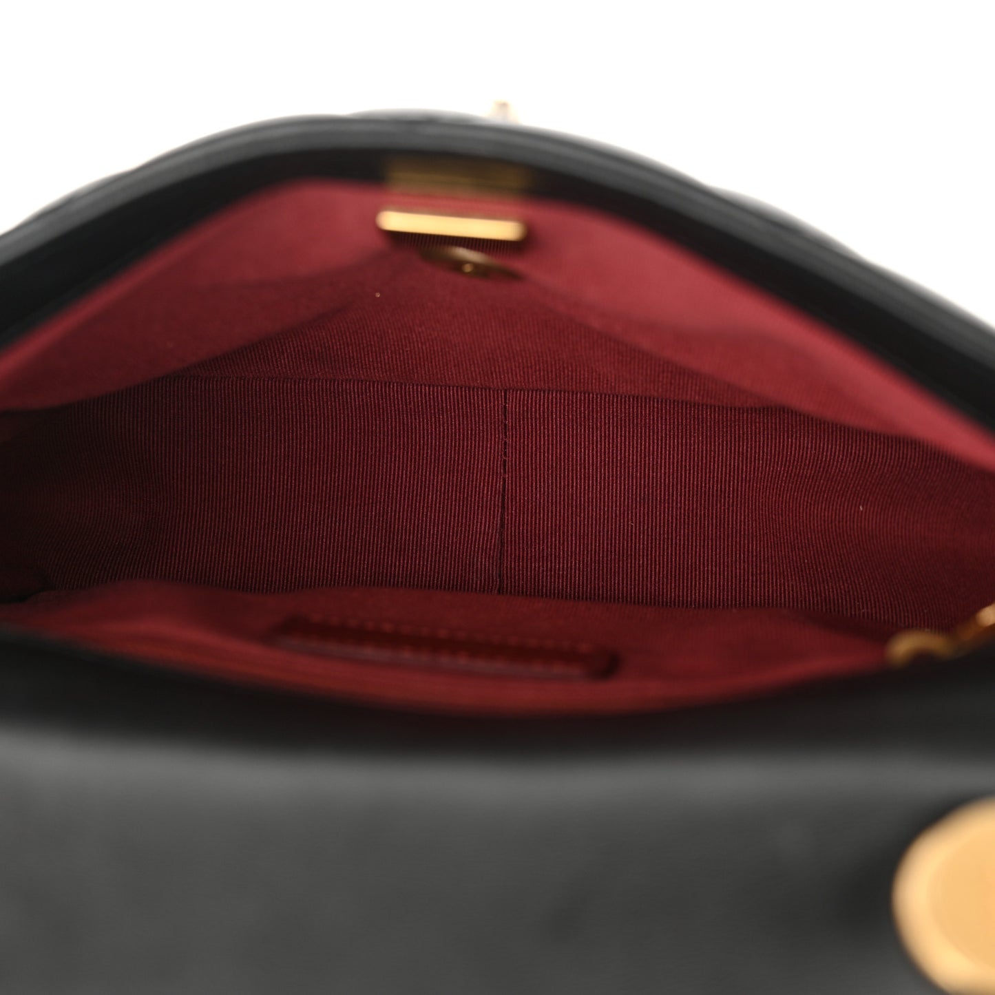 Lambskin Quilted Small Side Note Flap Black