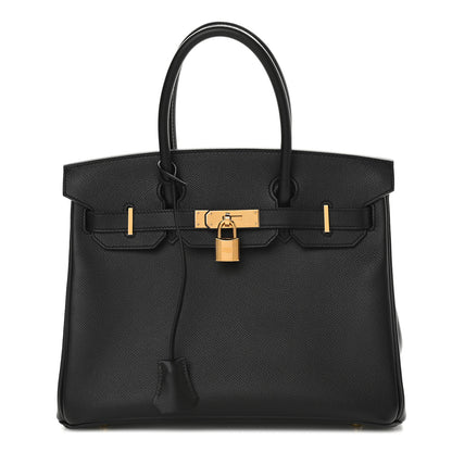 Hermes Epsom Birkin 30 Black 1 of 33