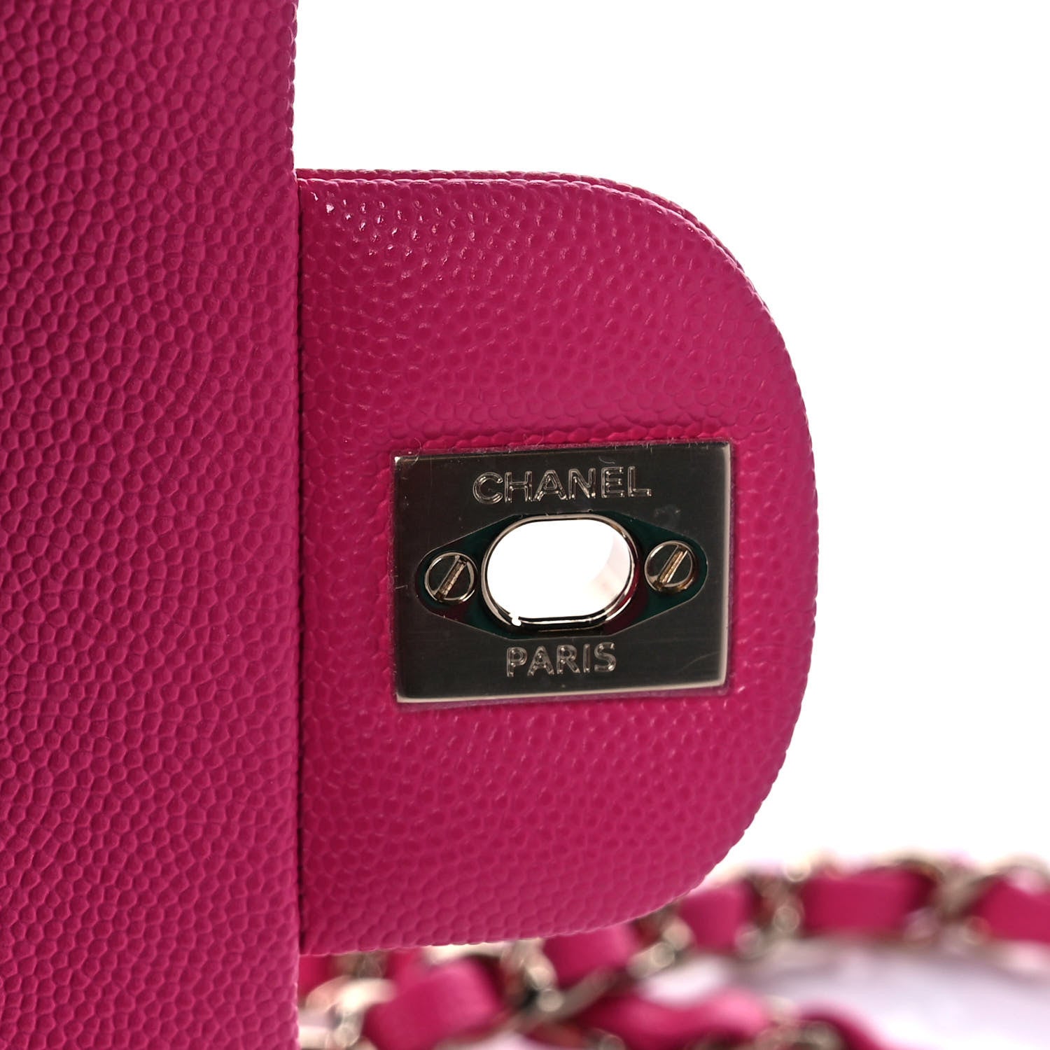 Chanel Caviar Quilted Small Double Flap Dark Pink 6 of 10