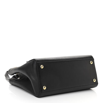 Fendi Vitello Elite Petite 2Jours Tote Black 4 of 10