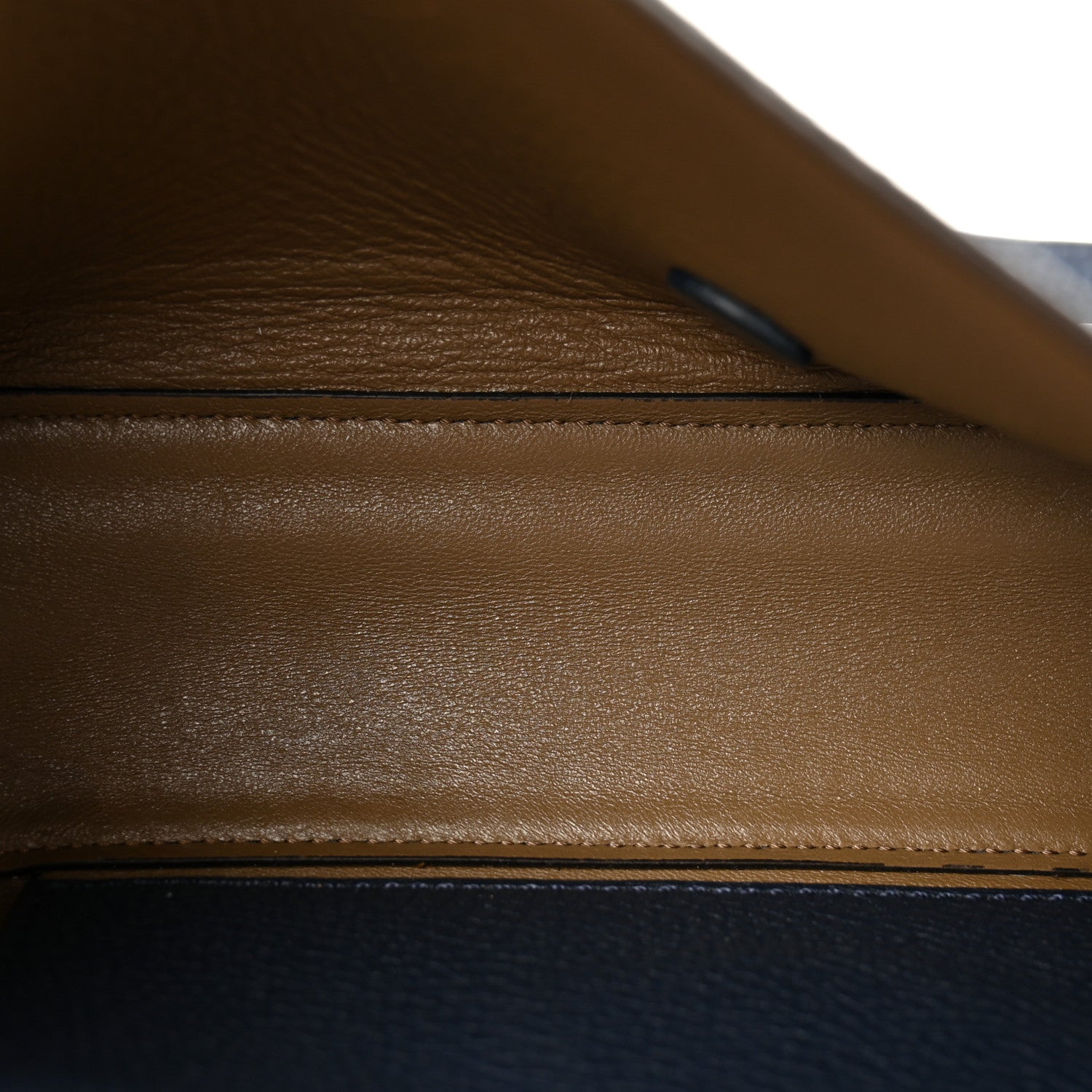 Fendi Cuoio Romano Selleria Baguette Indaco 5 of 9