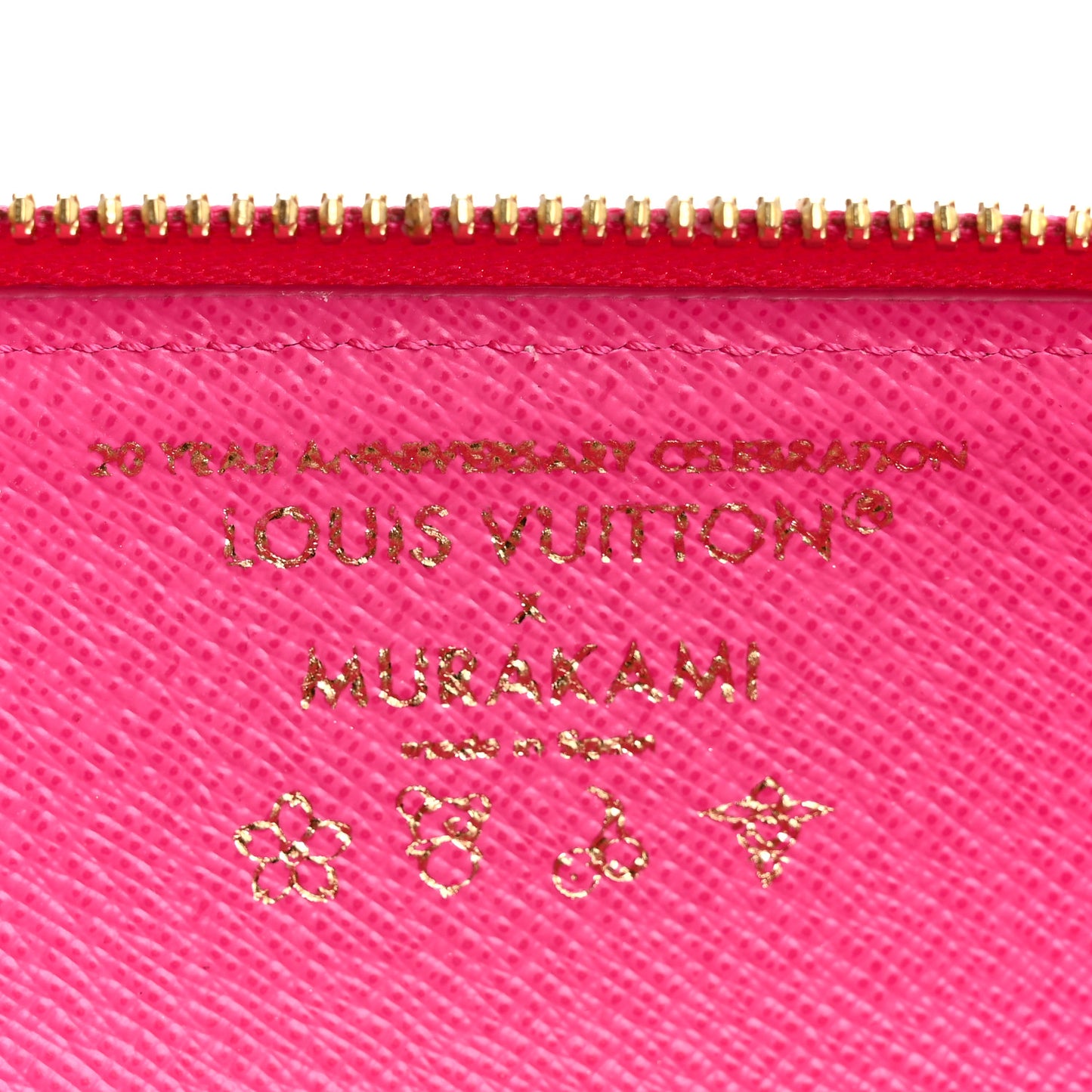 LV X TM Monogram Multicolor Charlotte Pencil Pouch Fuchsia