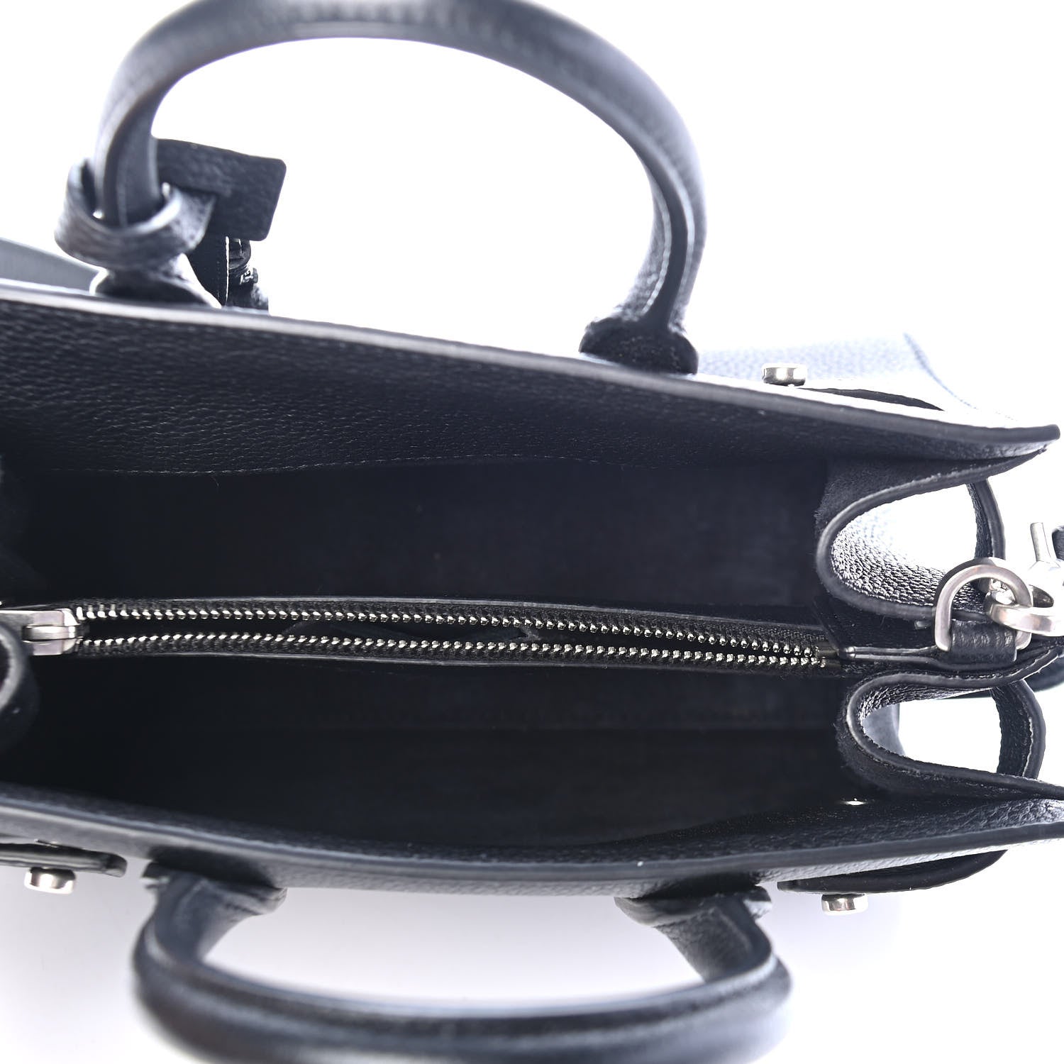 Saint Laurent Grained Calfskin Nano Sac De Jour Souple Black 5 of 8