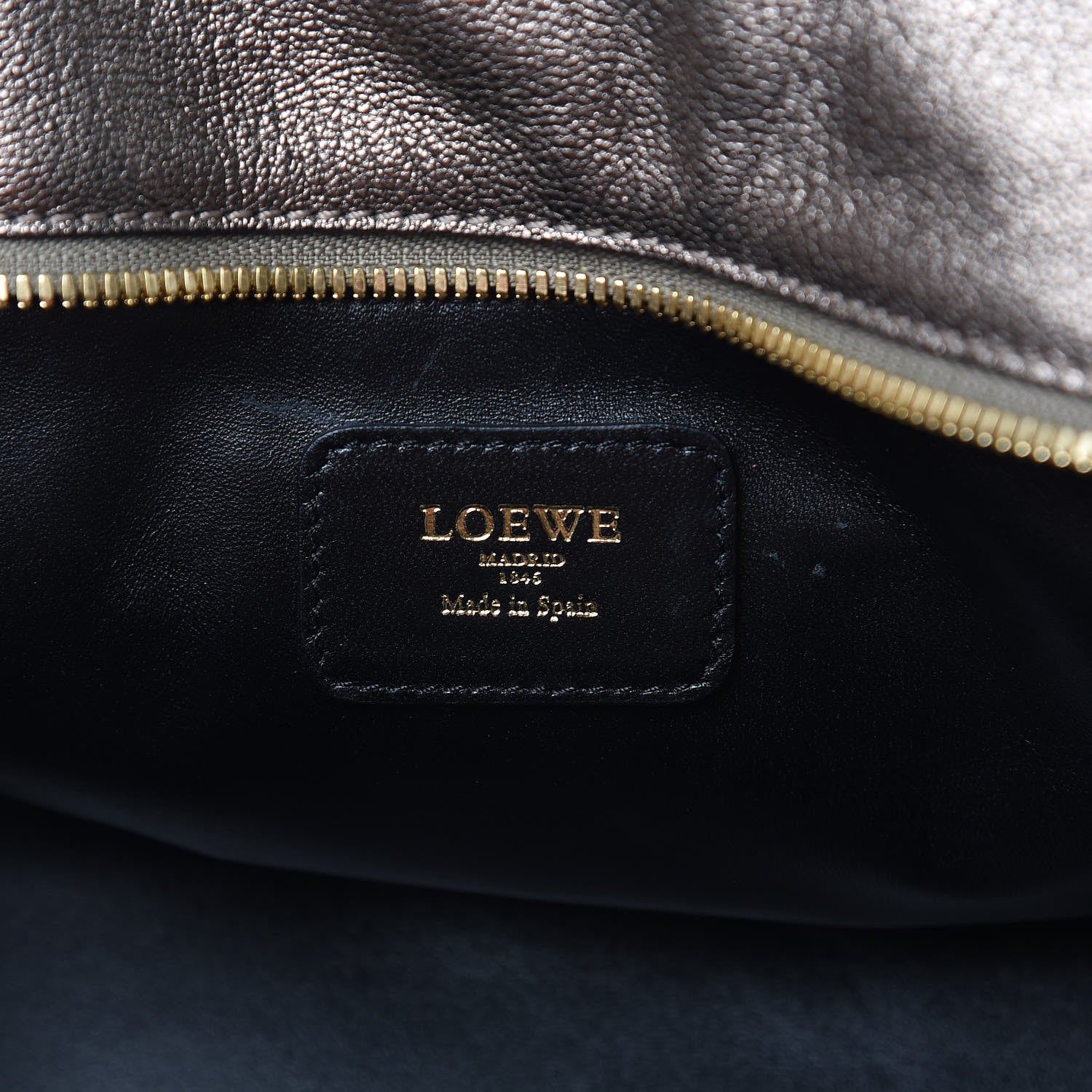Loewe Metallic Calfskin Amazona 28 Bronze 6 of 10