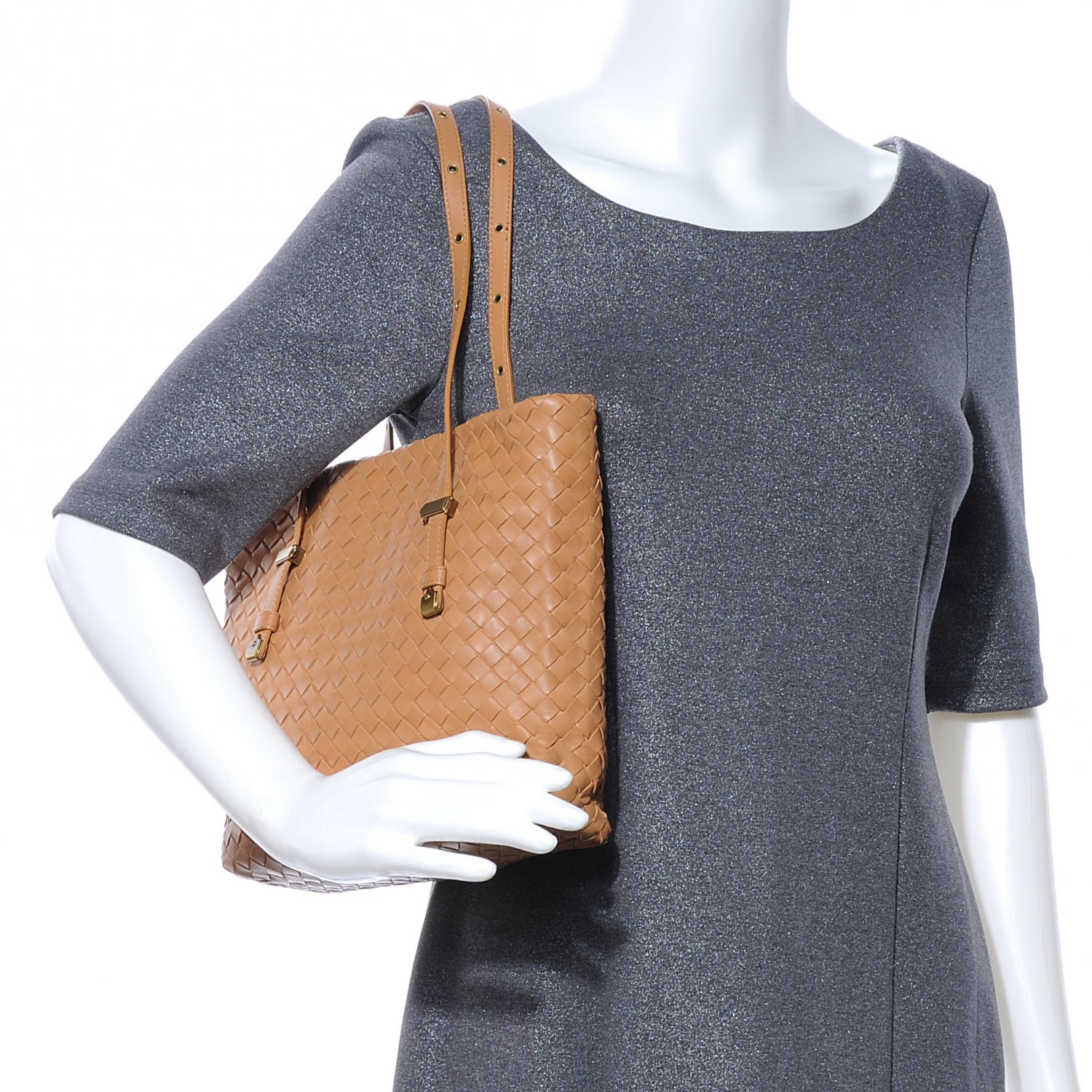 Bottega Veneta Nappa Intrecciato Small Tote Noce 2 of 7