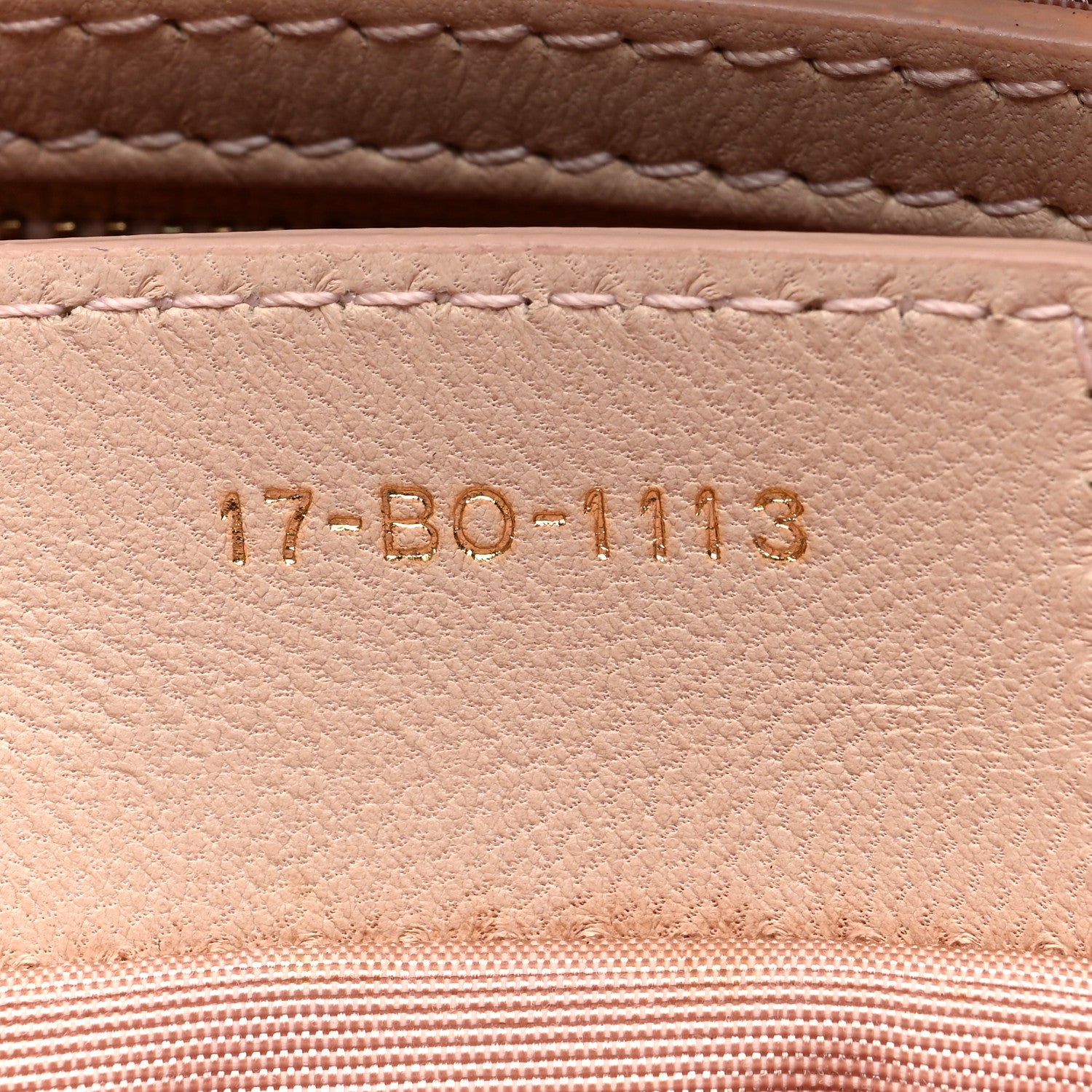 Christian Dior Lambskin Cannage Small Dior Soft Zipped Shopping Tote Light Pink 9 of 13