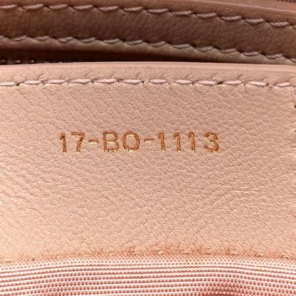 Christian Dior Lambskin Cannage Small Dior Soft Zipped Shopping Tote Light Pink 9 of 13