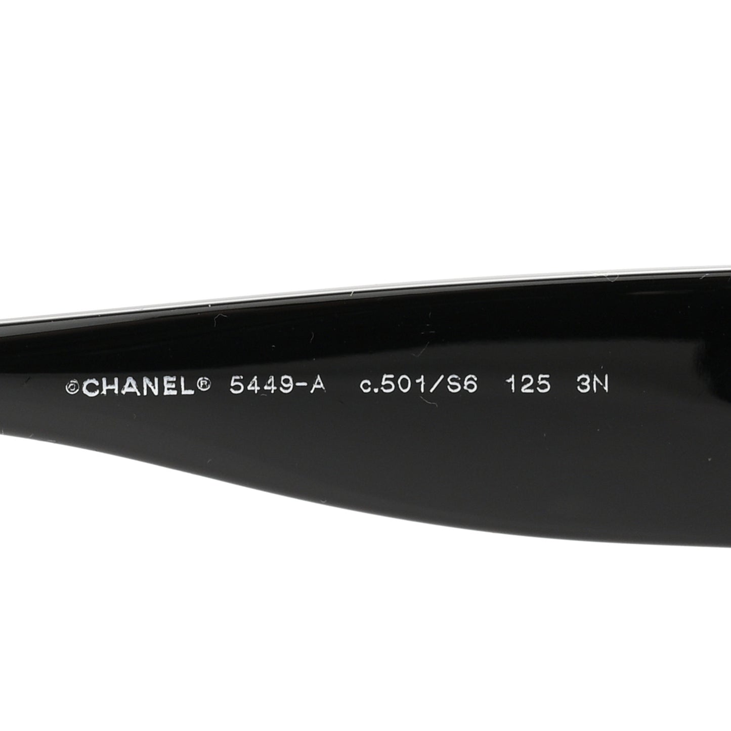 Acetate Shield Sunglasses 5449-A Black