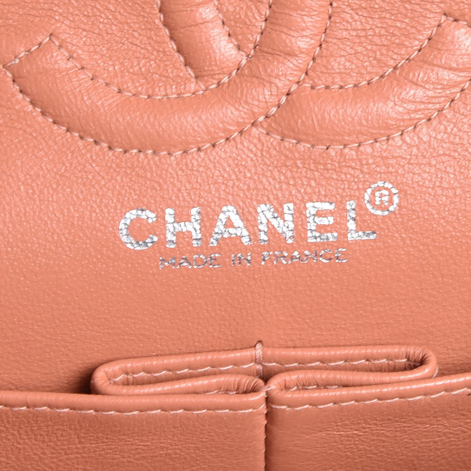 Chanel Patent Quilted Small Double Flap Orange 6 of 12