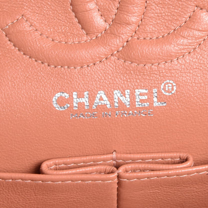Chanel Patent Quilted Small Double Flap Orange 6 of 12