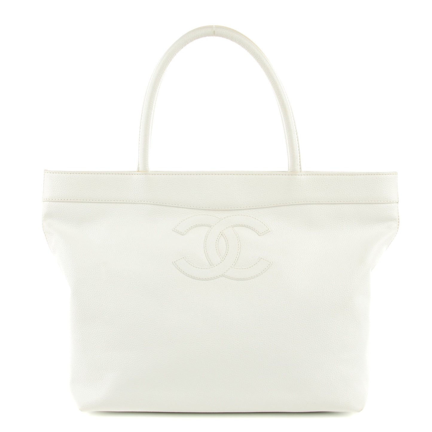 Caviar CC Tote White
