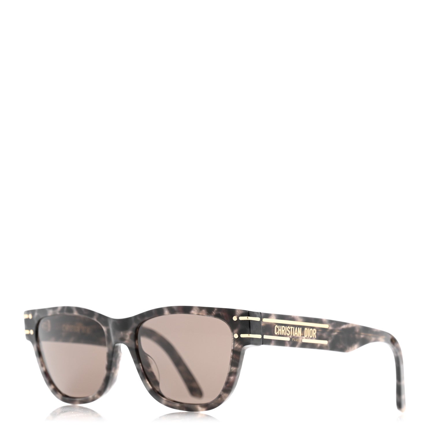 Christian Dior Diorsignature S6U Square Sunglasses Tortoise Grey 1 of 7