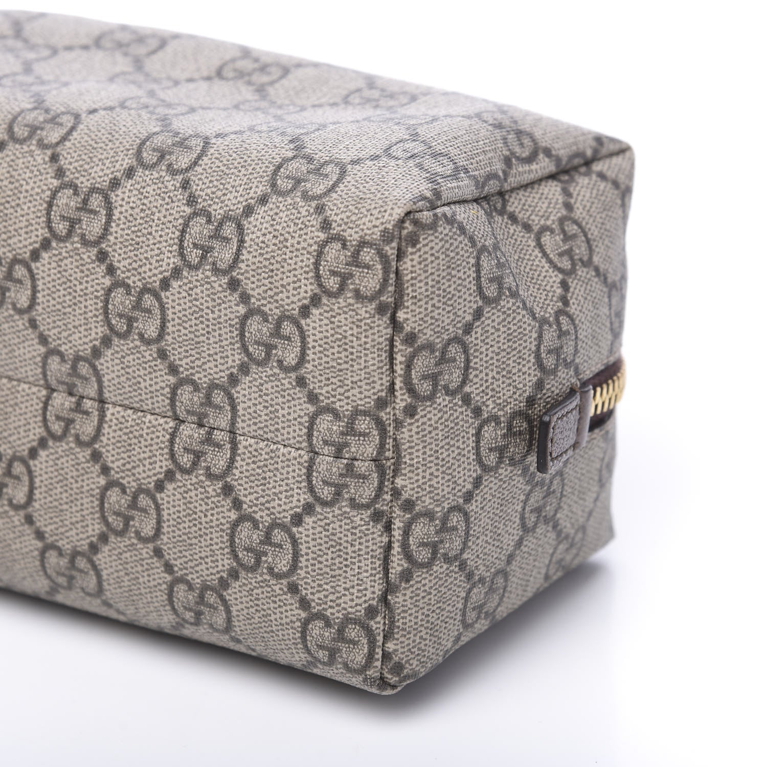 Gucci Soft GG Supreme Monogram Calfskin Medium Ophidia Cosmetic Case Beige Ebony New Acero 8 of 9