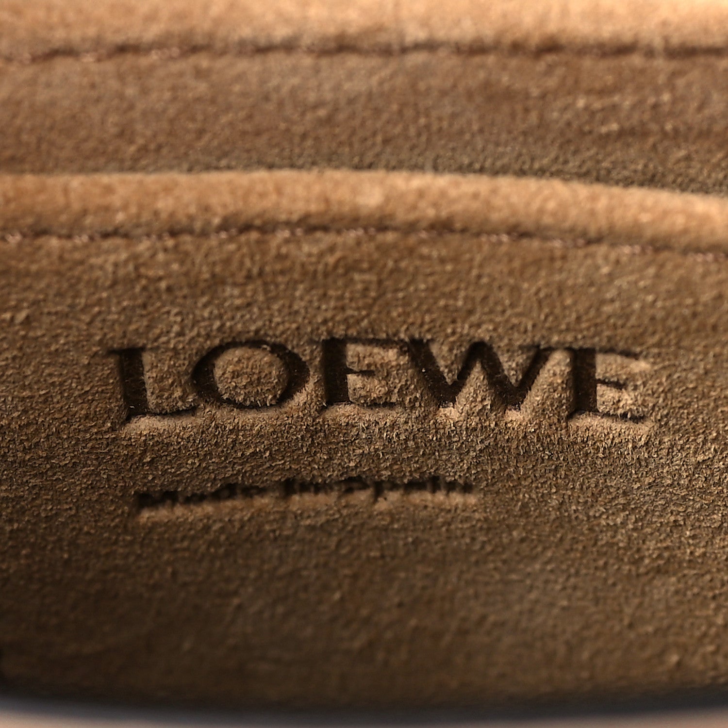 Loewe Calfskin Jacquard Mini Gate Dual Bag Sand 6 of 9