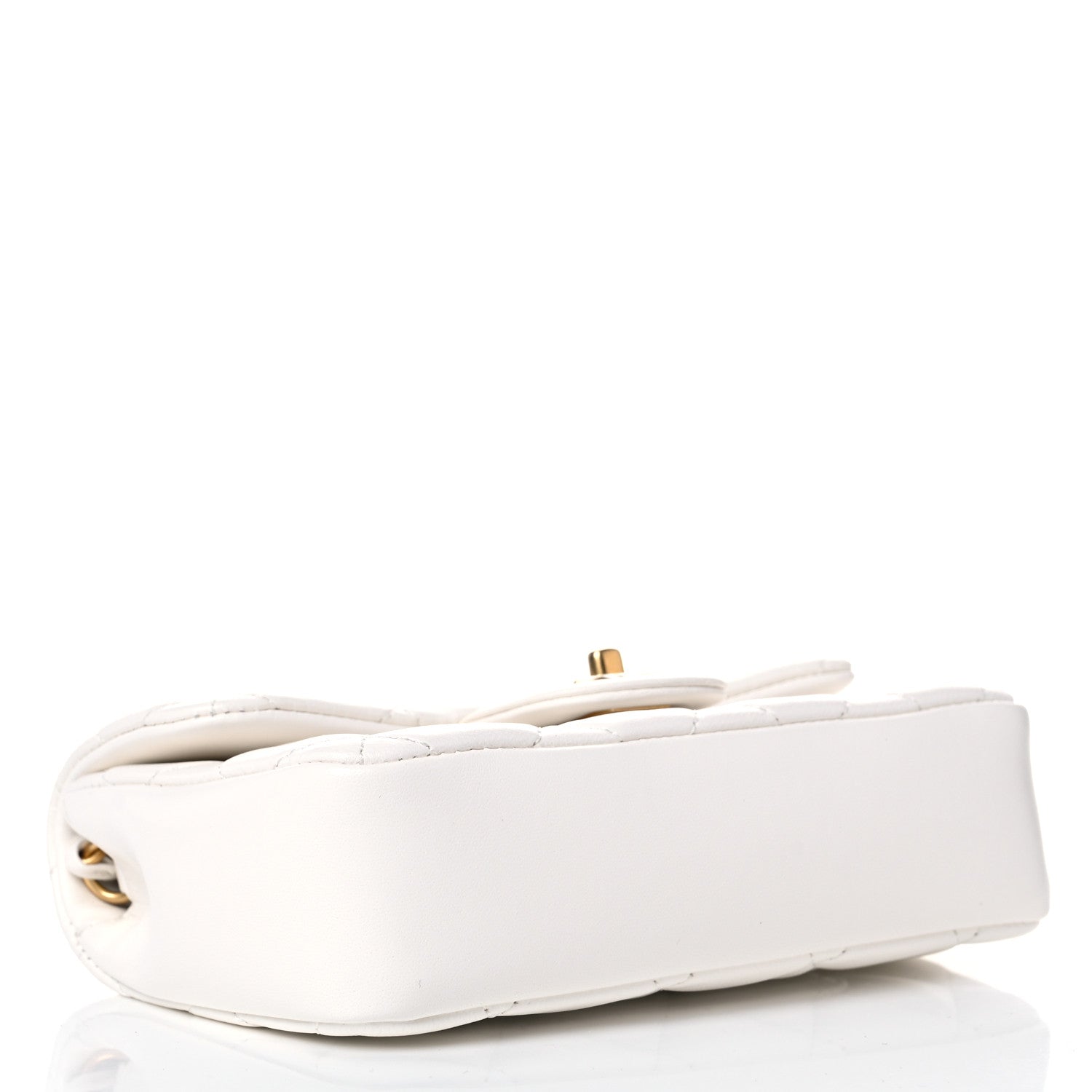 Chanel Lambskin Quilted Mini Heart Charms Flap White 4 of 9