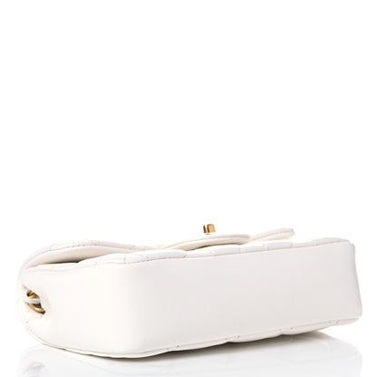 Chanel Lambskin Quilted Mini Heart Charms Flap White 4 of 9
