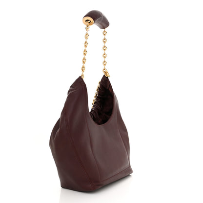 Loewe Buttery Nappa Lambskin Small Squeeze Bag Dark Burgundy 3 of 10