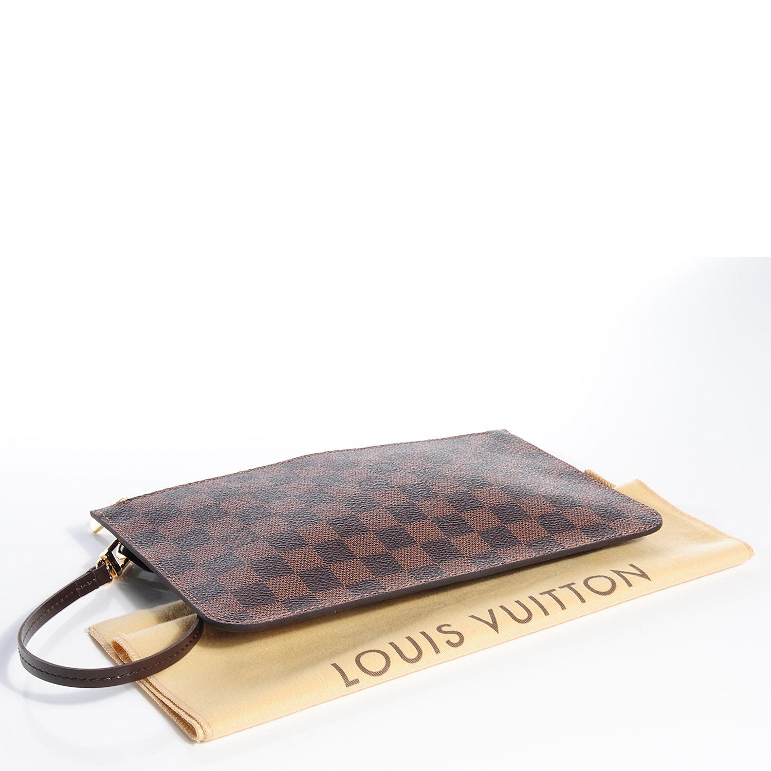 Louis Vuitton Damier Ebene Neverfull MM GM Pochette 4 of 7