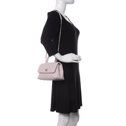 Chanel Caviar Quilted Mini Coco Handle Flap Lilas Lilac 2 of 10