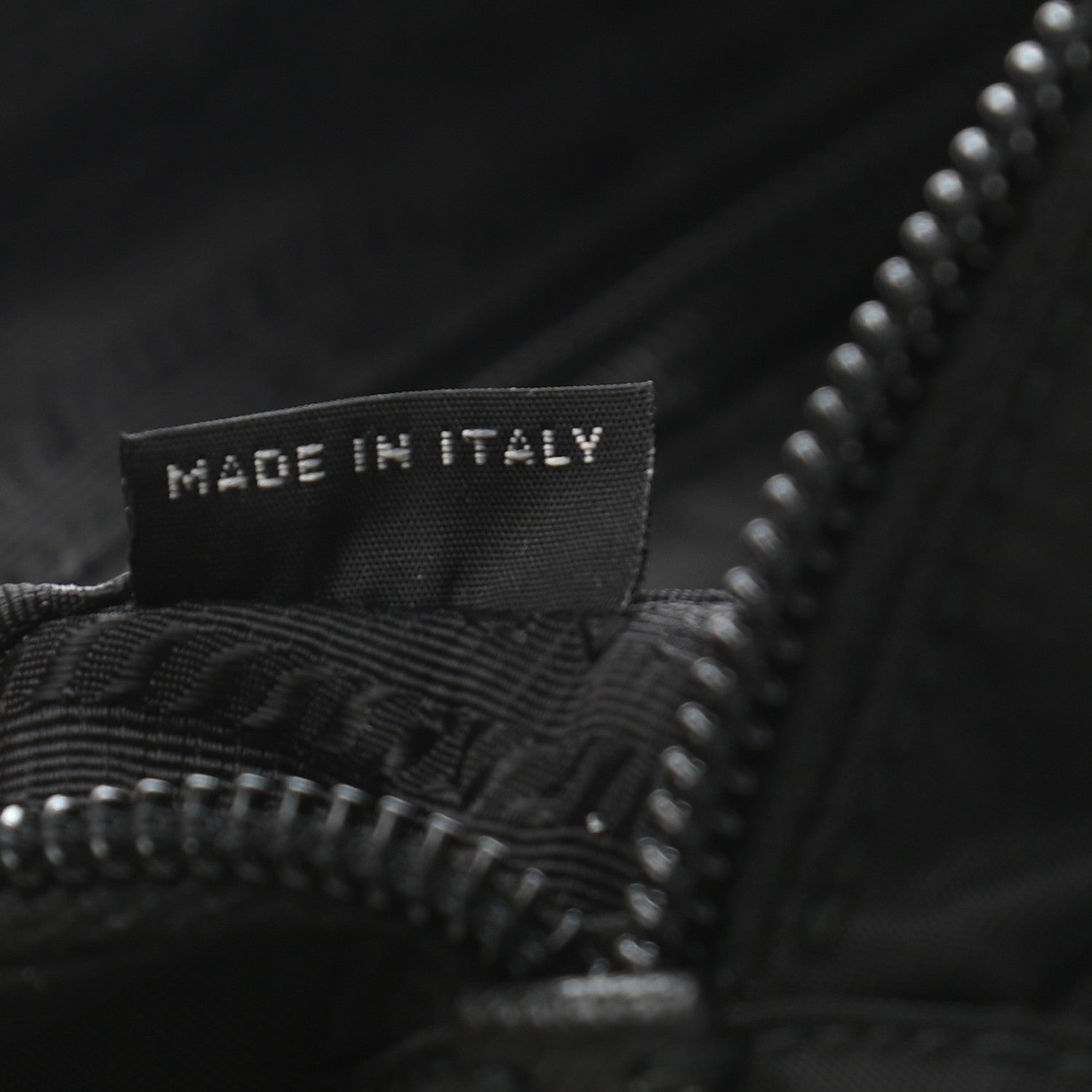 Prada Tessuto Nylon Saffiano Wristlet Black 6 of 7