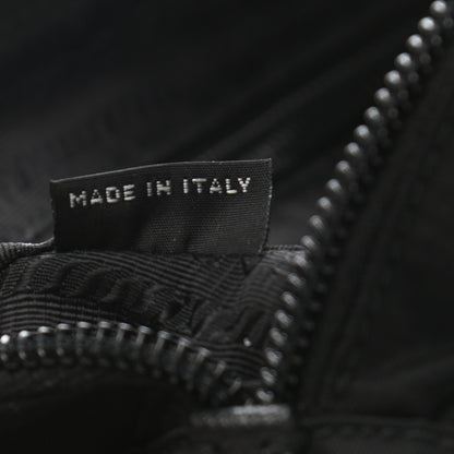 Prada Tessuto Nylon Saffiano Wristlet Black 6 of 7