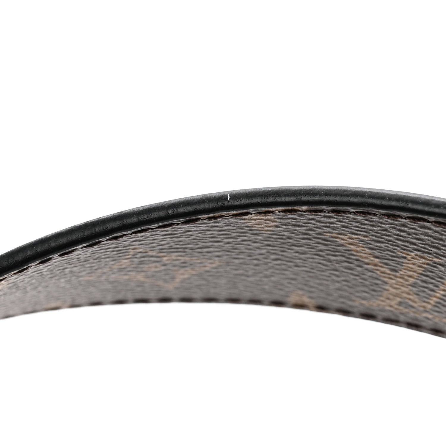 Louis Vuitton LOUIS VUITTON Calfskin Monogram 40mm LV Initiales Reversible Belt 85 34 Black 6 of 6