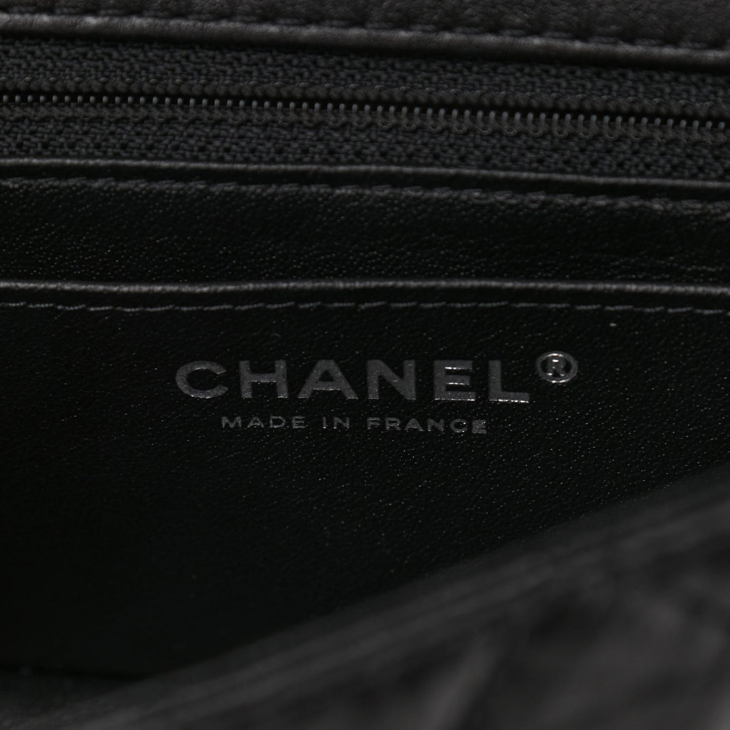 Aged Calfskin Quilted 2.55 Reissue Mini Flap So Black