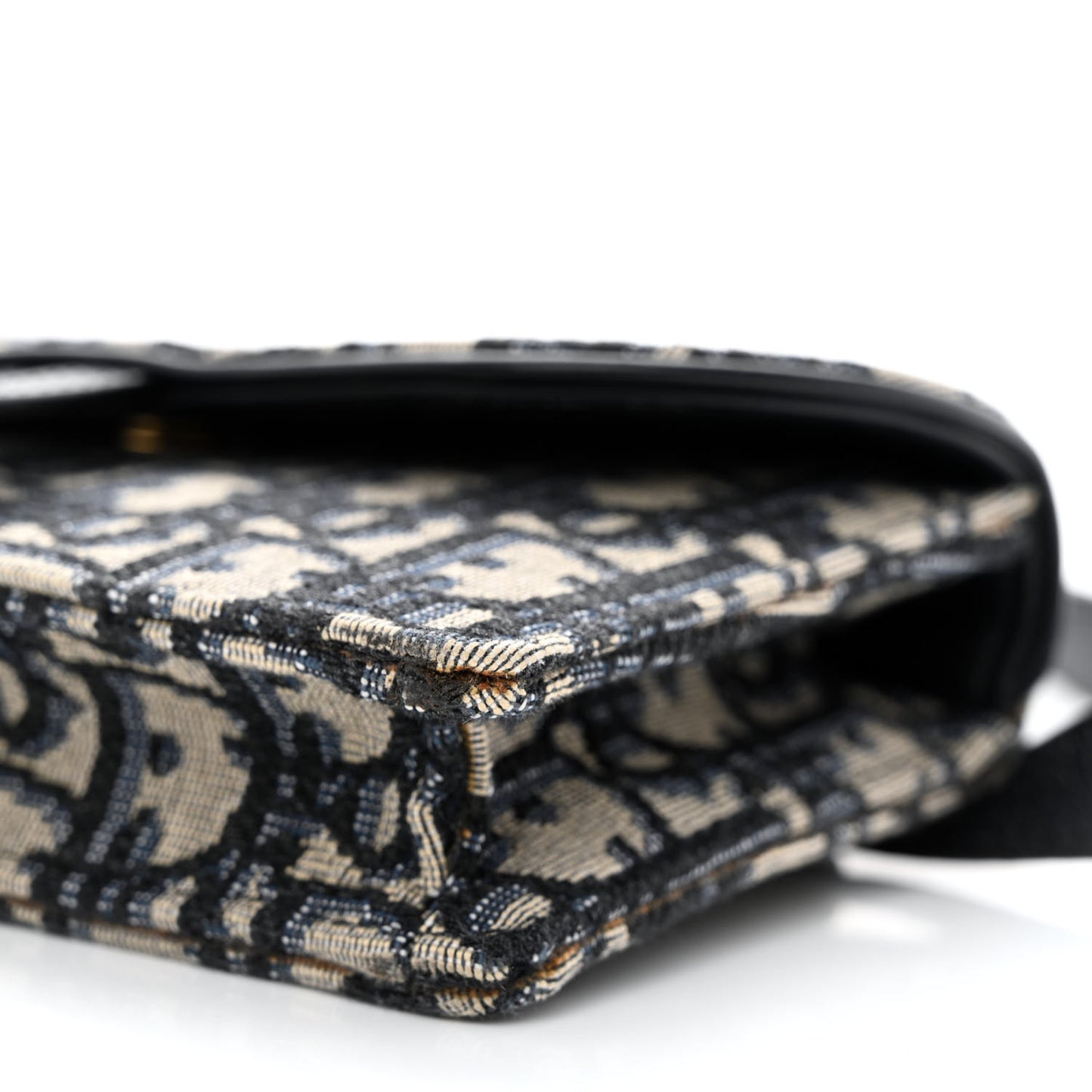 Oblique Saddle Belt Bag Blue