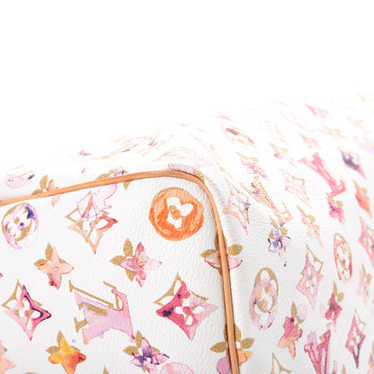 Louis Vuitton Watercolor Aquarelle Speedy 35 White 10 of 13