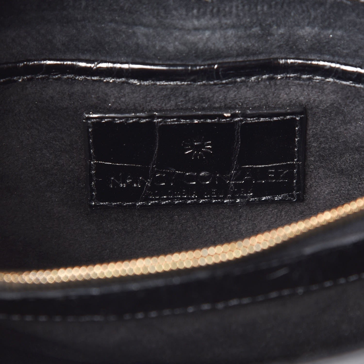 Nancy Gonzalez Crocodile Gotham Clutch Black 6 of 7