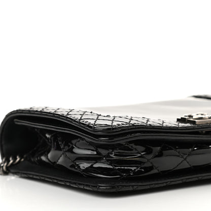 Chanel Patent New Medium Boy Reverso Flap Black 9 of 10