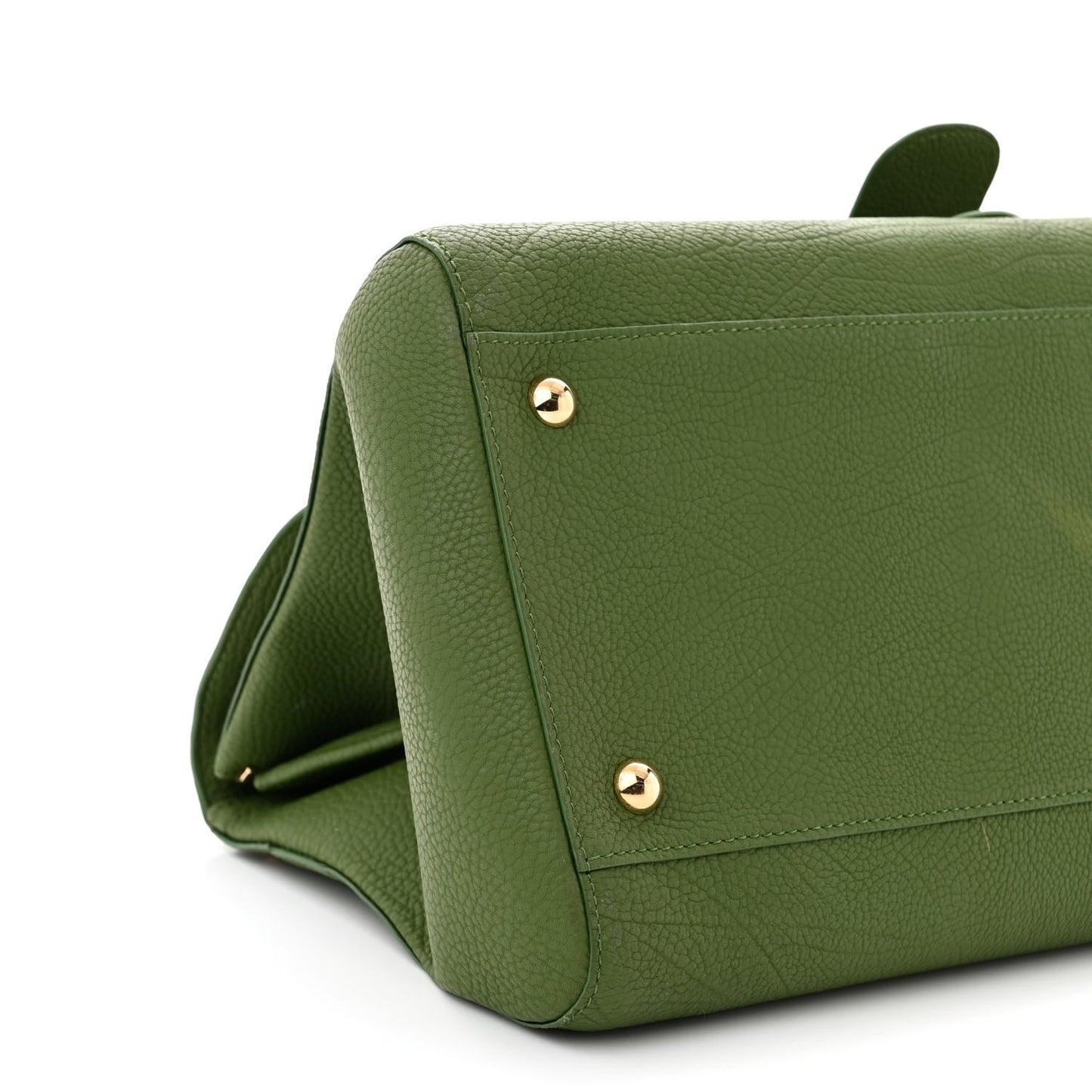 Rodeo Calfskin Surprique Brillant East West Satchel Green
