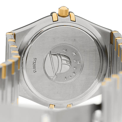 Omega Stainless Steel 18K Yellow Gold 33mm Constellation Quartz Watch Champagne 1312.10 4 of 4
