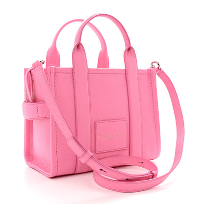 Marc Jacobs Grained Calfskin Small The Tote Bag Petal Pink 3 of 12