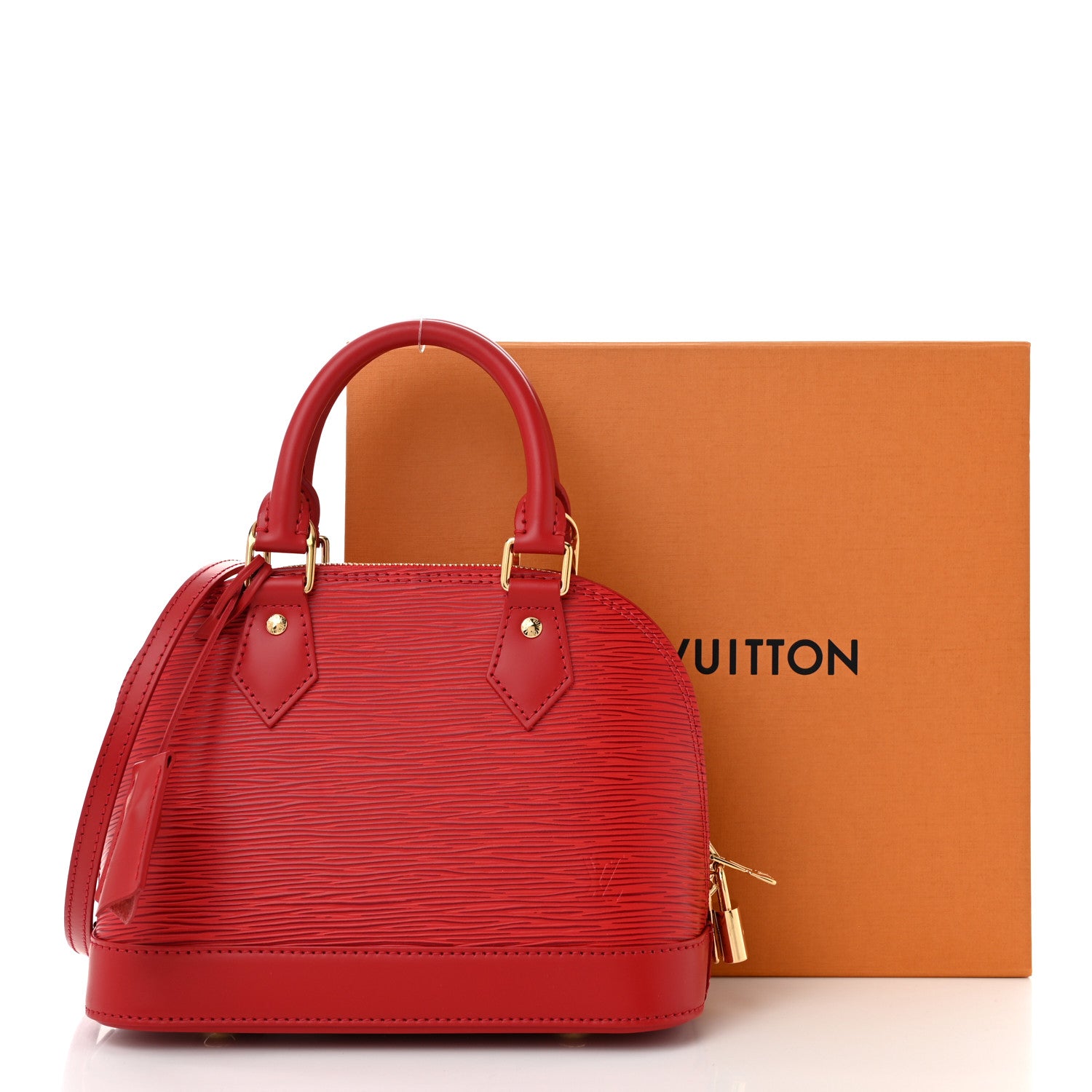 Louis Vuitton Epi Alma BB Carmine 10 of 10