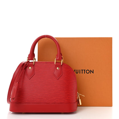 Louis Vuitton Epi Alma BB Carmine 10 of 10