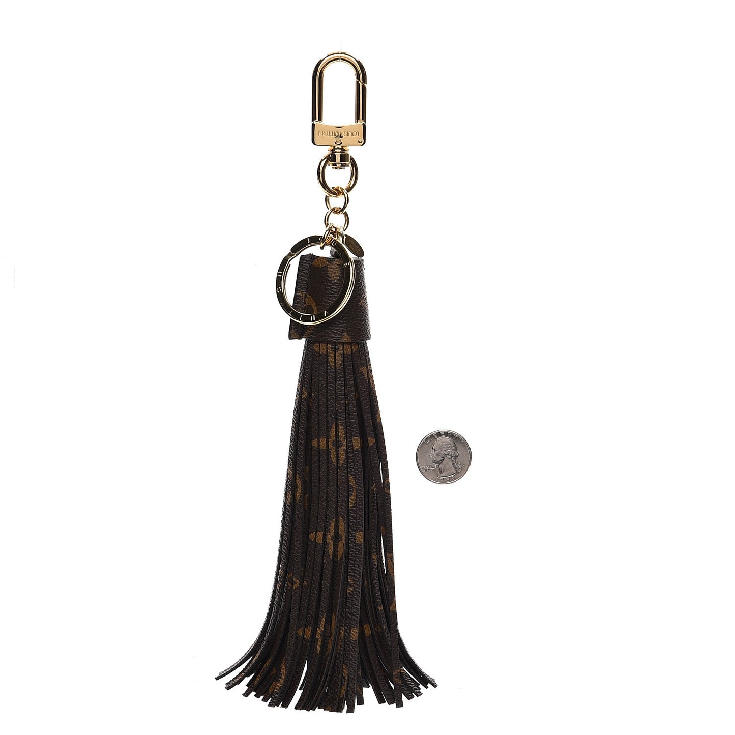 Monogram Tassel Bag Charm