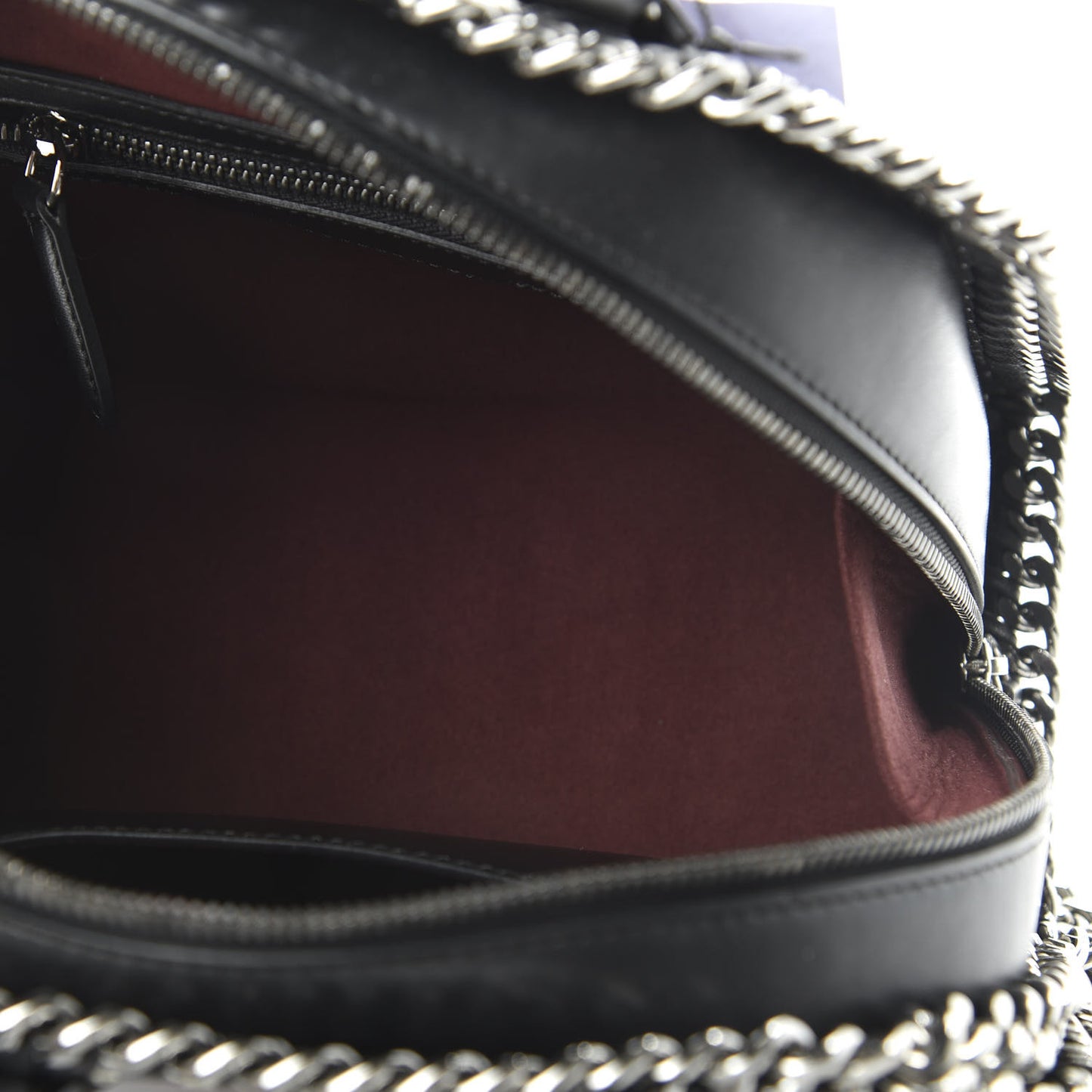 Eco Alter Nappa Mini Falabella Box Bird Top Handle Bag Black